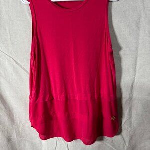 ✨ Michael Kors Pink Layered Sleeveless Blouse - XL - Good Condition ✨